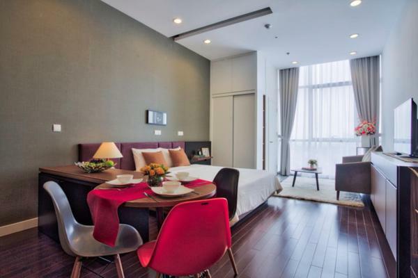 แลงคาสเตอร์ ฮานอย เซอร์วิส อพาร์ตเมนท์ Aparthotel ภายนอก รูปภาพ